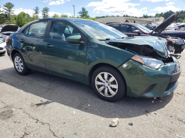 2T1BURHE7EC175439 - 2014 TOYOTA COROLLA L GREEN photo 4