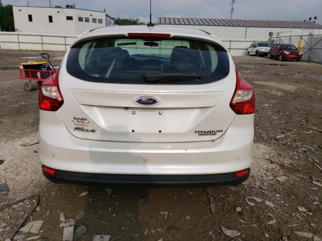 1FADP3N25DL333491 - 2013 FORD FOCUS TITANIUM WHITE photo 6