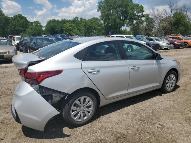 3KPC24A62NE173731 - 2022 HYUNDAI ACCENT SE SILVER photo 3