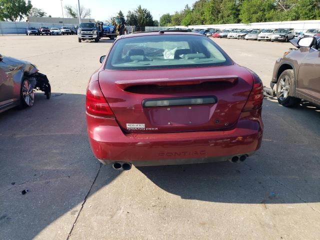 2G2WS522641321538 - 2004 PONTIAC GRAND PRIX GT2 BURGUNDY photo 6