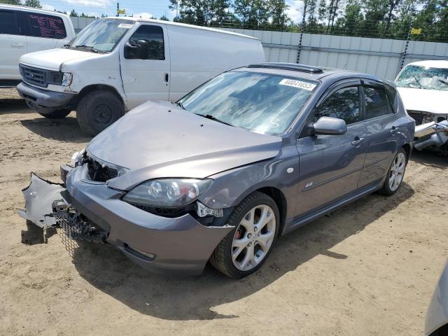 JM1BK343381789811 - 2008 MAZDA 3 HATCHBACK GRAY photo 1