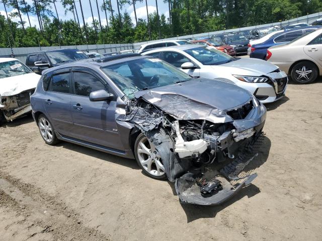 JM1BK343381789811 - 2008 MAZDA 3 HATCHBACK GRAY photo 4