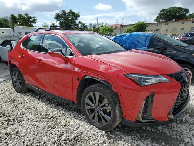 JTHR9JBH4N2058449 - 2022 LEXUS UX 250H BASE RED photo 4