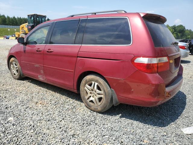 5FNRL38425B032917 - 2005 HONDA ODYSSEY EX RED photo 2