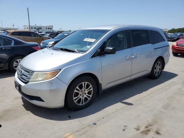 5FNRL5H45CB140165 - 2012 HONDA ODYSSEY EX SILVER photo 1