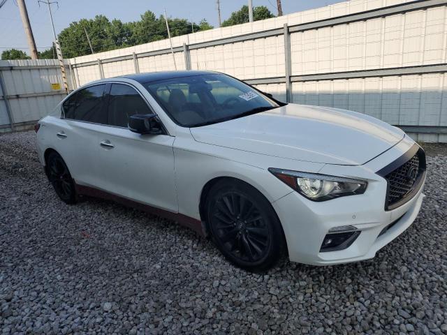 JN1EV7AP7JM350072 - 2018 INFINITI Q50 LUXE WHITE photo 4