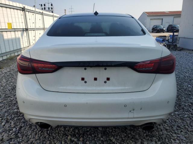 JN1EV7AP7JM350072 - 2018 INFINITI Q50 LUXE WHITE photo 6