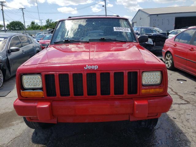 1J4FF58SXYL199817 - 2000 JEEP CHEROKEE CLASSIC RED photo 5