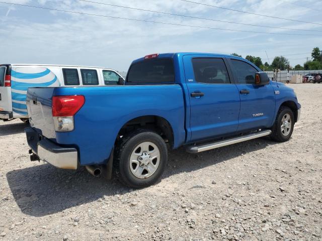 5TFEV54128X063062 - 2008 TOYOTA TUNDRA CREWMAX BLUE photo 3