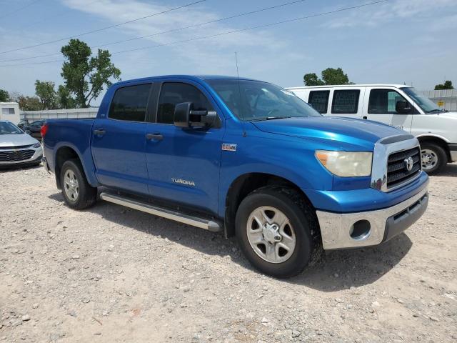 5TFEV54128X063062 - 2008 TOYOTA TUNDRA CREWMAX BLUE photo 4