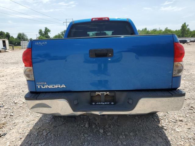 5TFEV54128X063062 - 2008 TOYOTA TUNDRA CREWMAX BLUE photo 6