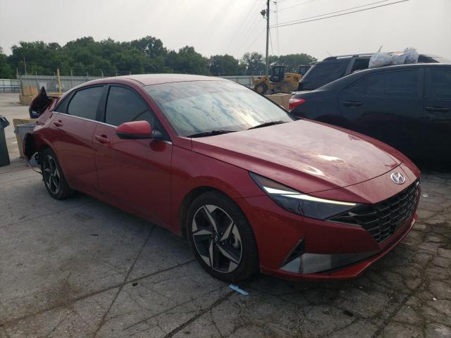 KMHLP4AG5NU342292 - 2022 HYUNDAI ELANTRA LIMITED RED photo 4