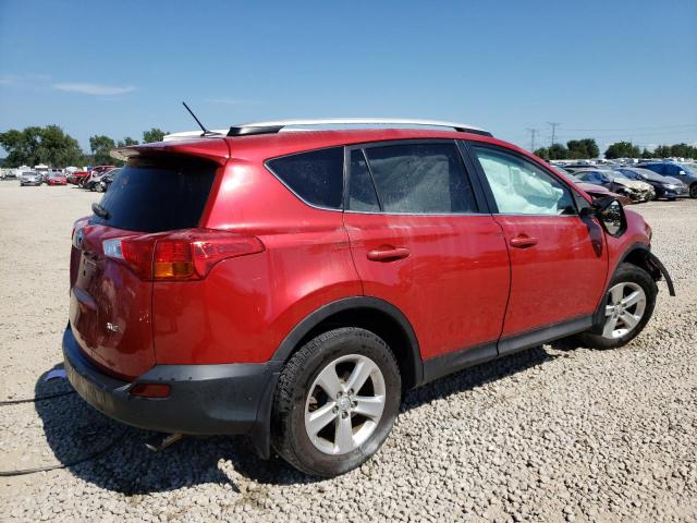 2T3WFREV5DW019047 - 2013 TOYOTA RAV4 XLE RED photo 3