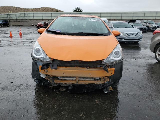 JTDKDTB36F1091400 - 2015 TOYOTA PRIUS C ORANGE photo 5