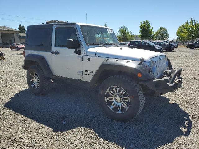 1J4AA2D15BL548166 - 2011 JEEP WRANGLER SPORT SILVER photo 4