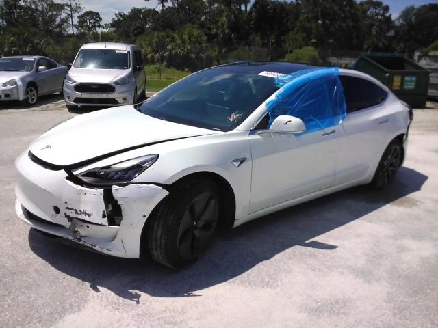 5YJ3E1EA8LF659858 - 2020 TESLA MODEL 3 WHITE photo 1