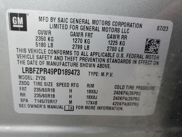 LRBFZPR49PD189473 - 2023 BUICK ENVISION ESSENCE Gümüş fotoğraf 14