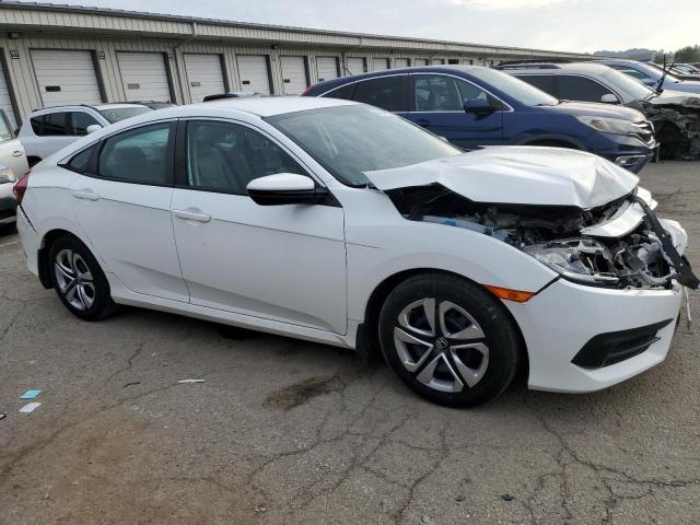 19XFC2F59JE015976 - 2018 HONDA CIVIC LX WHITE photo 4