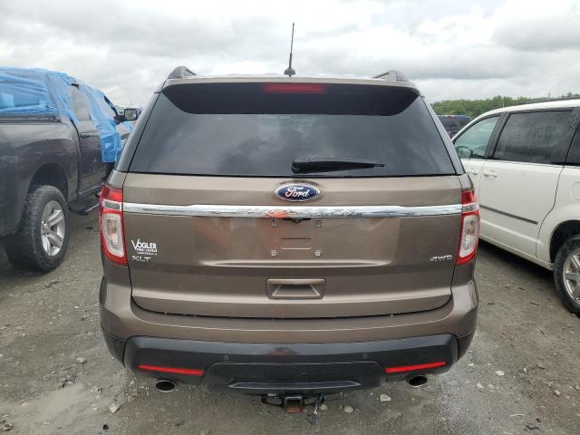 1FM5K8D85FGB20290 - 2015 FORD EXPLORER XLT BROWN photo 6