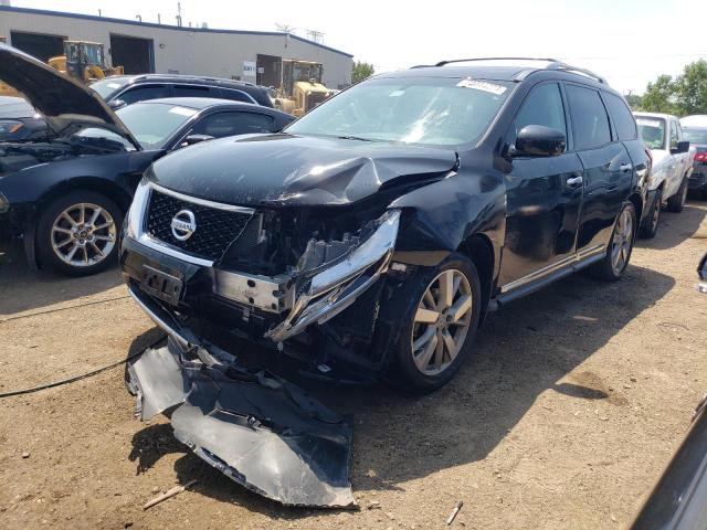 5N1AR2MM3DC665817 - 2013 NISSAN PATHFINDER S BLACK photo 1