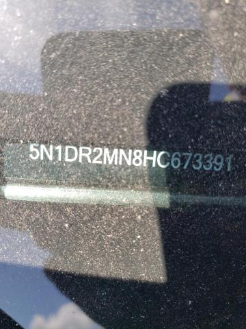 5N1DR2MN8HC673391 - 2017 NISSAN PATHFINDER S BLUE photo 12