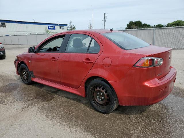 JA32U2FU6AU606477 - 2010 MITSUBISHI LANCER ES/ES SPORT წითელი ფოტო 2
