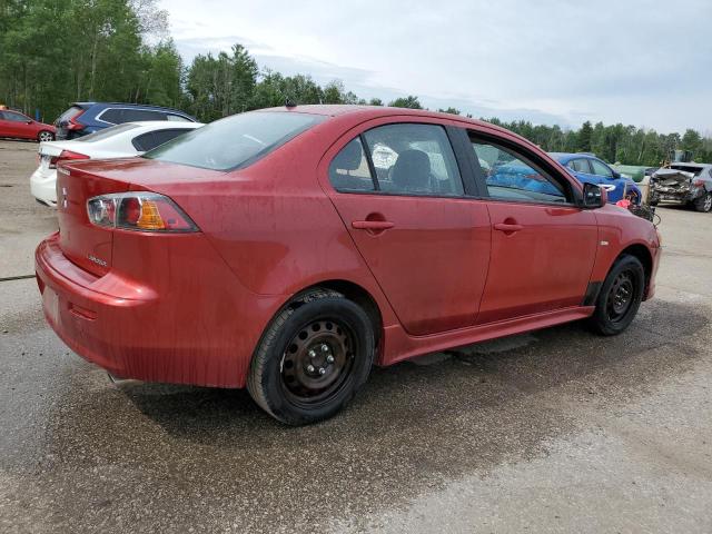 JA32U2FU6AU606477 - 2010 MITSUBISHI LANCER ES/ES SPORT წითელი ფოტო 3