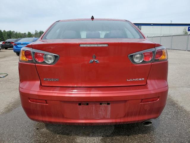 JA32U2FU6AU606477 - 2010 MITSUBISHI LANCER ES/ES SPORT წითელი ფოტო 6