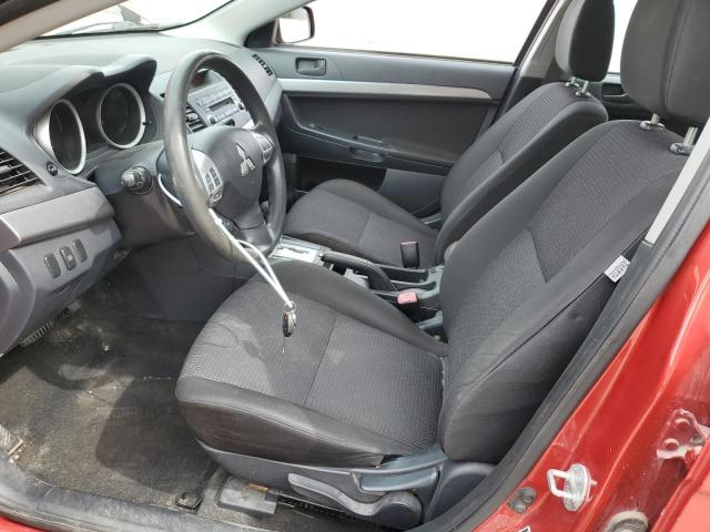 JA32U2FU6AU606477 - 2010 MITSUBISHI LANCER ES/ES SPORT წითელი ფოტო 7