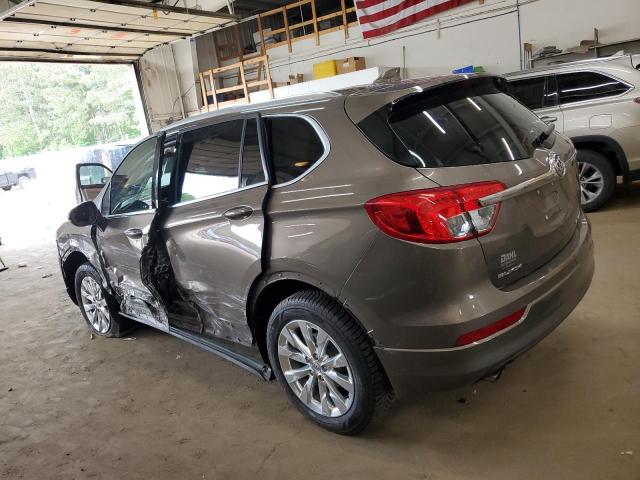 LRBFXBSA4HD075696 - 2017 BUICK ENVISION ESSENCE بني صورة 2