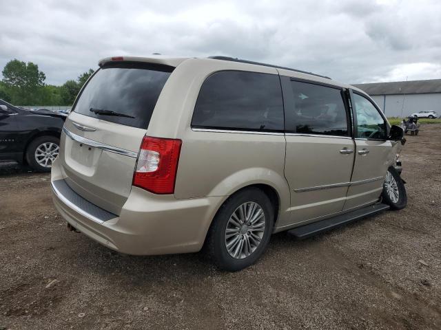 2C4RC1CG7ER460847 - 2014 CHRYSLER TOWN & COU TOURING L TAN photo 3