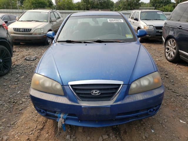 KMHDN46D34U914905 - 2004 HYUNDAI ELANTRA GLS BLUE photo 5