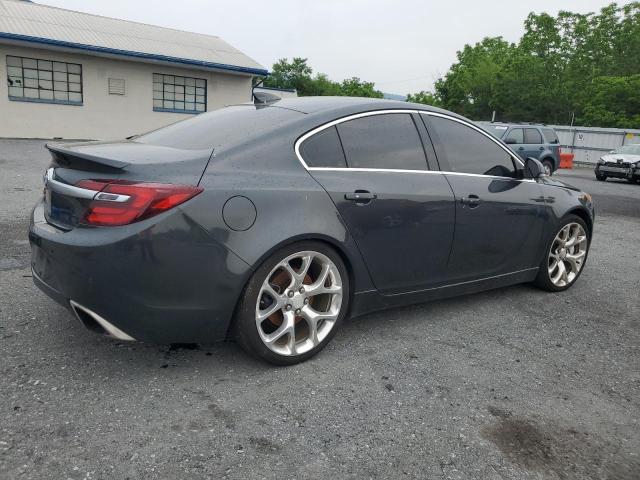 2G4GV5GX6G9104214 - 2016 BUICK REGAL GS CHARCOAL photo 3