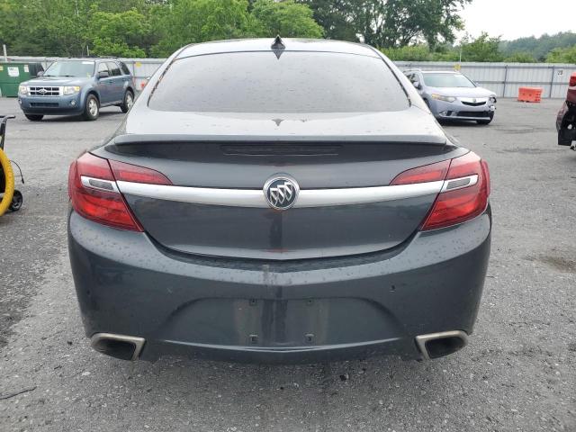 2G4GV5GX6G9104214 - 2016 BUICK REGAL GS CHARCOAL photo 6