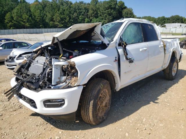 3C6UR5FL0NG307992 - 2022 RAM 2500 LARAMIE WHITE photo 2