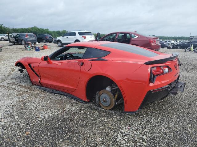 1G1YB2D70J5101472 - 2018 CHEVROLET CORVETTE STINGRAY 1LT RED photo 2