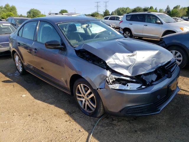 3VW2K7AJXDM217090 - 2013 VOLKSWAGEN JETTA BASE 灰色 照片 4