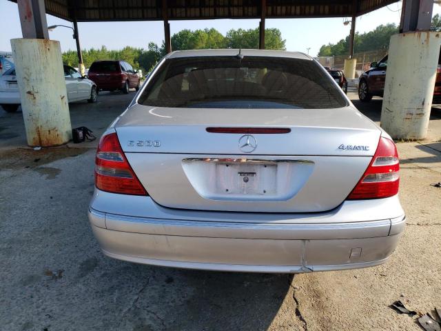 WDBUF83J94X160439 - 2004 MERCEDES-BENZ E 500 4MATIC SILVER photo 6