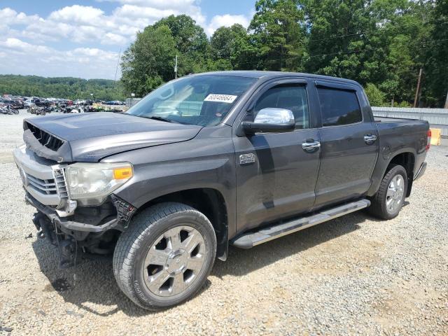 5TFAW5F1XEX326323 - 2014 TOYOTA TUNDRA CREWMAX PLATINUM GRAY photo 1