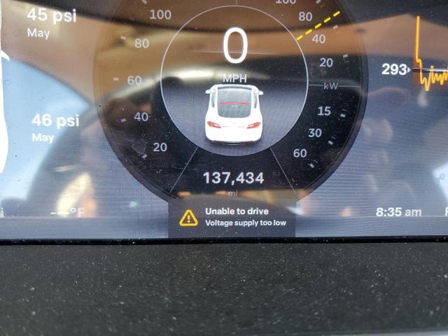 5YJSA1DN0DFP08094 - 2013 TESLA MODEL S 白色 照片 9