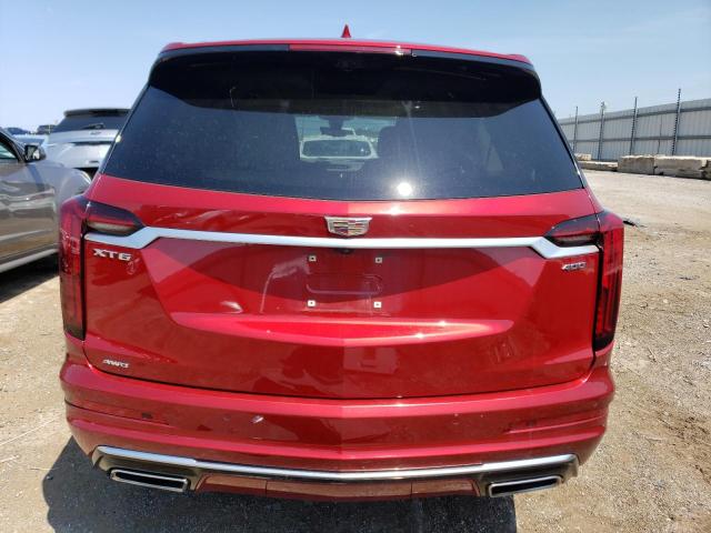 1GYKPDRS6NZ110225 - 2022 CADILLAC XT6 PREMIUM LUXURY RED photo 6