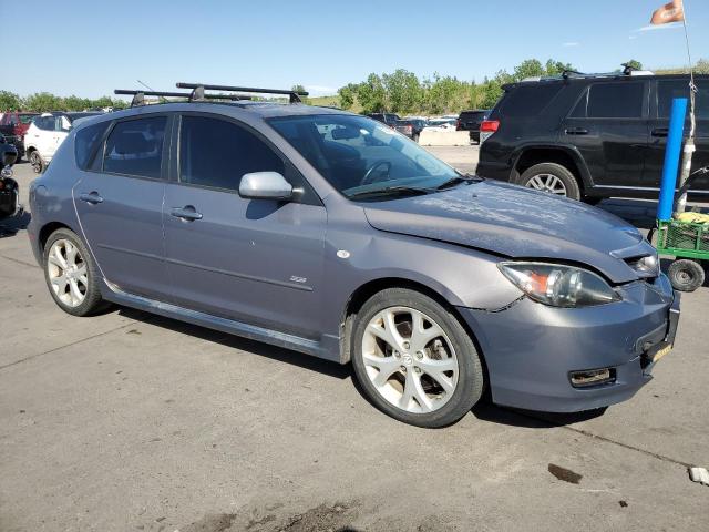 JM1BK343081117561 - 2008 MAZDA 3 HATCHBACK GRAY photo 4