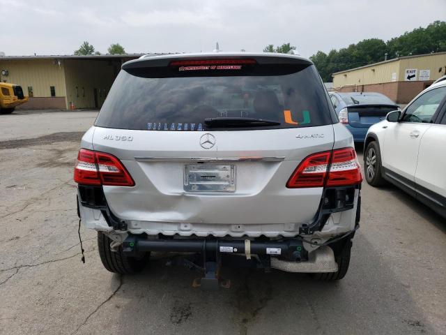 4JGDA5HB6DA233197 - 2013 MERCEDES-BENZ ML 350 4MATIC SILVER photo 6