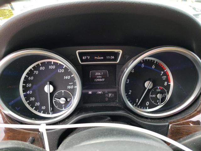 4JGDA5HB6DA233197 - 2013 MERCEDES-BENZ ML 350 4MATIC SILVER photo 9