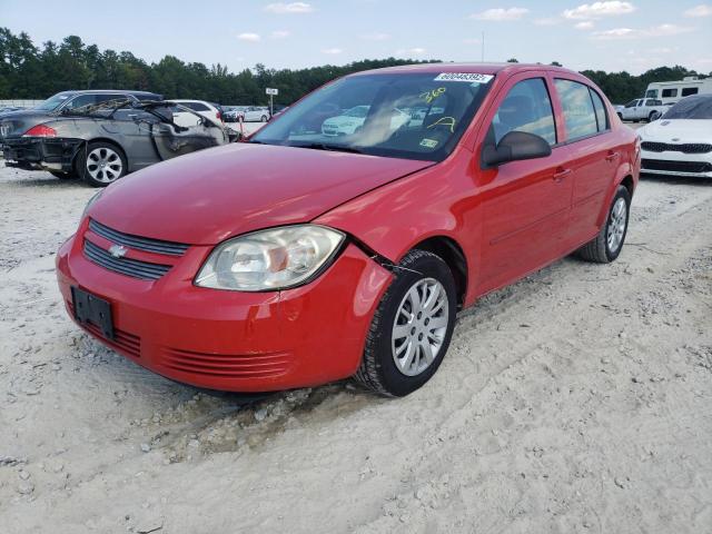 1G1AB5F54A7115006 - 2010 CHEVROLET COBALT LS RED photo 2