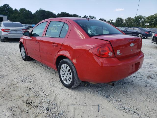 1G1AB5F54A7115006 - 2010 CHEVROLET COBALT LS RED photo 3