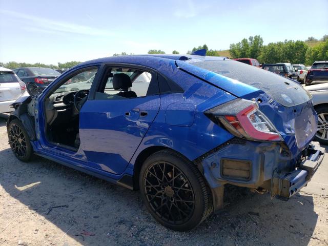 SHHFK7H93JU218824 - 2018 HONDA CIVIC SPORT TOURING BLUE photo 2