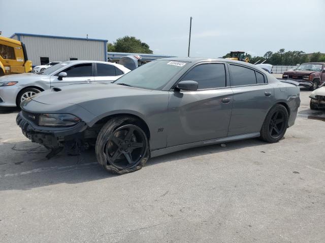 2C3CDXGJ4JH163325 - 2018 DODGE CHARGER R/T 392 GRAY photo 1