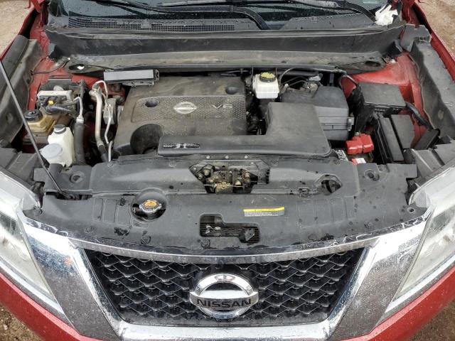 5N1AR2MN8EC720966 - 2014 NISSAN PATHFINDER S RED photo 12
