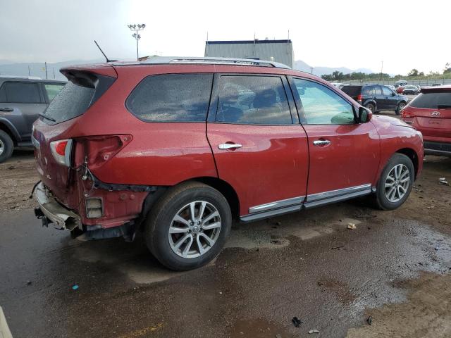 5N1AR2MN8EC720966 - 2014 NISSAN PATHFINDER S RED photo 3